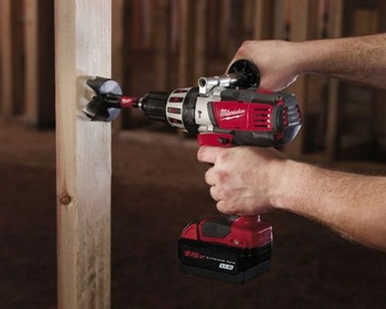 Milwaukee Hd18pd 32 18v Heavy Duty Combi Drill 2 X 3ah Red Lithium